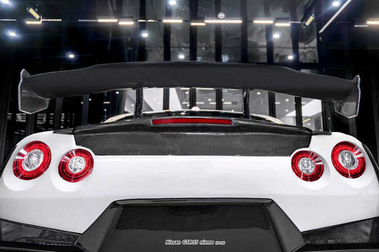 Nissan GTR R35 CBA DBA EBA 2008 2009 2010 2011 2012 2013 2014 2015 2016 2017 2018 2019 2020 2021 2022 2023 2024 with Aftermarket Parts - 2024 NISMO Style Trunk Carbon Fiber / FRP from CMST Tuning