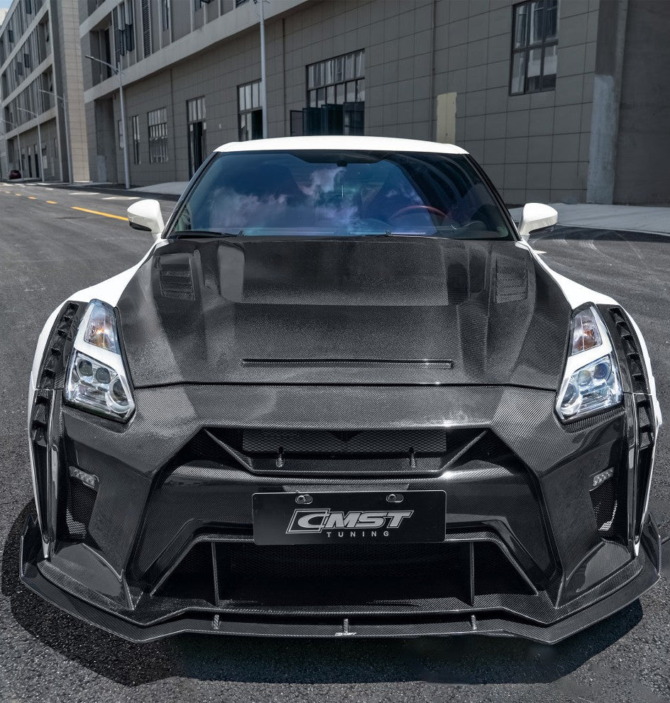 Nissan GTR R35 CBA DBA EBA Aftermarket Parts - CMST Tuning Front Lip ...