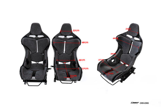 Nissan GTR R35 CBA DBA EBA 2008 2009 2010 2011 2012 2013 2014 2015 2016 with Aftermarket Parts - Seat Dry Pre-preg Carbon Fiber from CMST Tuning
