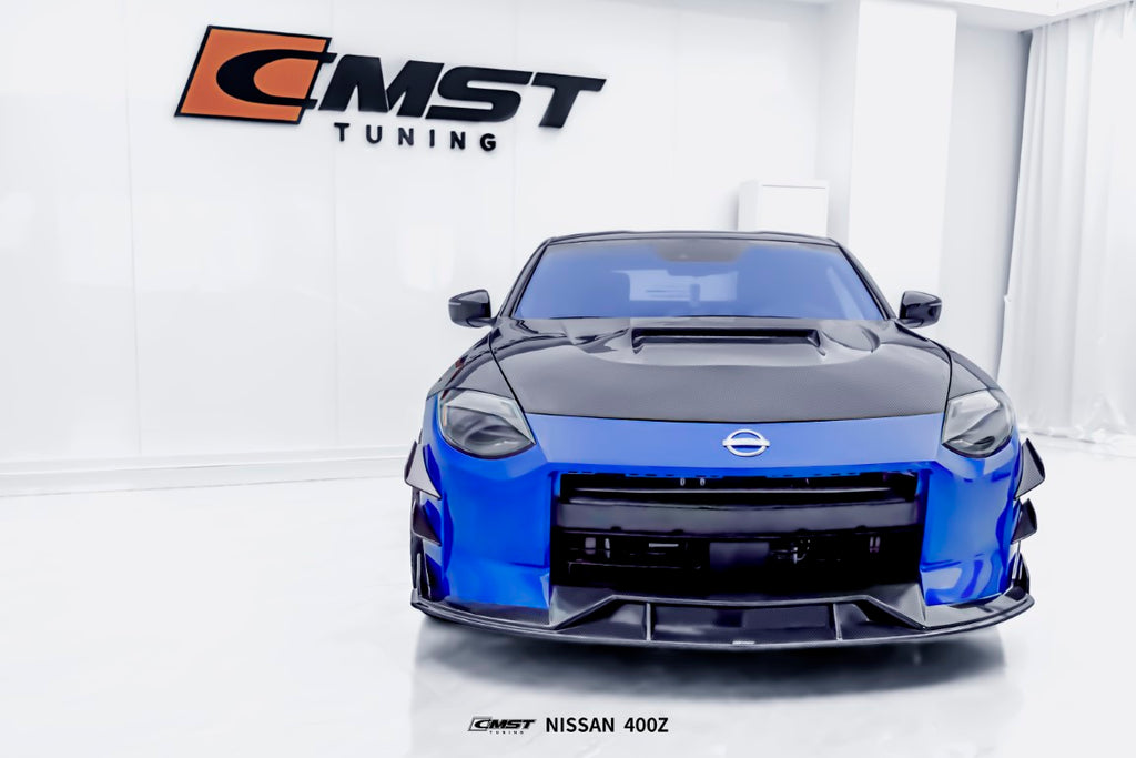 Nissan Z 400Z Nismo Proto Performance Sport RZ34 2023 2024 with Aftermarket Parts - V1 Hood Carbon Fiber / FRP from CMST Tuning