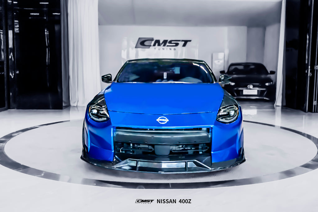 Nissan Z 400Z Nismo Proto Performance Sport RZ34 2023 2024 with Aftermarket Parts - Front Lip Splitter Carbon Fiber / FRP from CMST Tuning