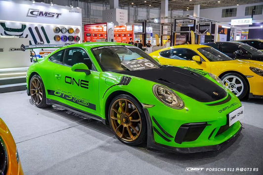 Porsche 991.2 911 GT3RS 2017 2018 2019 with Aftermarket Parts - Upper Valences Carbon Fiber / FRP from CMST Tuning