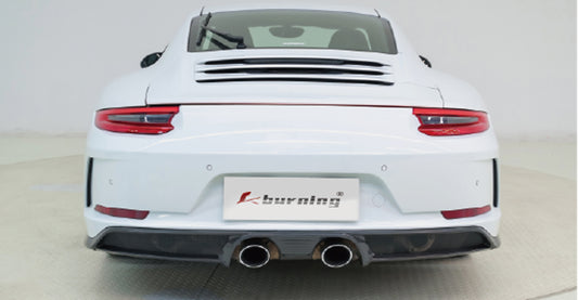 Porsche 991.1 Carrera Base/S/T 2012 2013 2014 2015 2016 (991.1 requires .2 taillights part number: PP18-002) & 991.2 Carrera Base/S/T 2017 2018 2019 with Aftermarket Parts – GT3 Conversion Style Rear Bumper & Diffuser Dry Pre-preg Carbon Fiber/PP Polypropylene/FRP from CMST Tuning