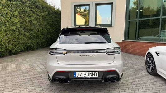 Porsche Macan 95B.3 Base/S/T 2022 2023 2024 2025 with Aftermarket Parts - Rear Diffuser Carbon Fiber / FRP from& CMST Tuning