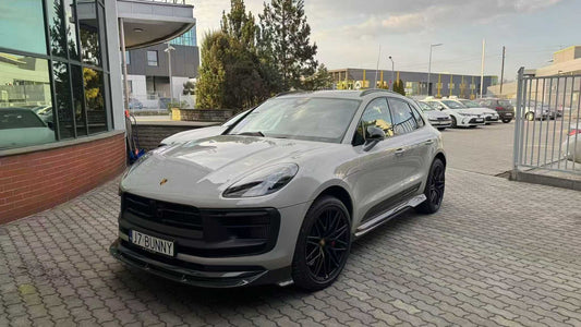 Porsche Macan 95B.3 Base/S/T 2022-2025 with Aftermarket Parts - Side Skirts Carbon Fiber / FRP from CMST Tuning