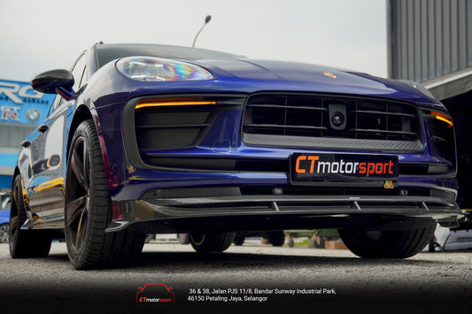 CMST Tuning Front Lip for Porsche Macan 95B.3 Base/S/T/GTS/Turbo Carbon Fiber / FRP