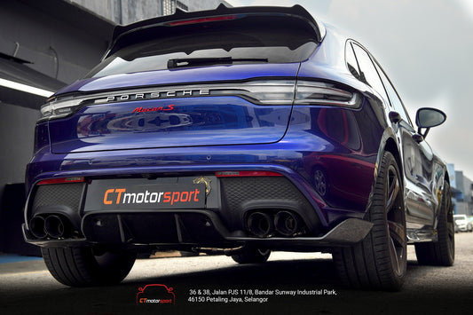 CMST Tuning Rear Diffuser for Porsche Macan 95B.3 Base/S/T Carbon Fiber / FRP