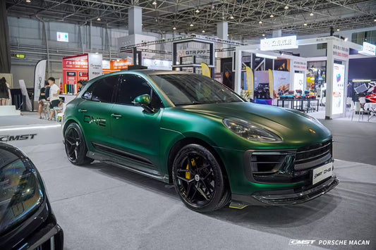 Porsche Macan 95B.3 Base/S/T/GTS/Turbo 2022-2025 with Aftermarket Parts - Front Lip Carbon Fiber / FRP from CMST Tuning