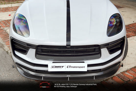 CMST Tuning Front Lip for Porsche Macan 95B.3 Base/S/T/GTS/Turbo Carbon Fiber / FRP