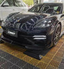 Porsche Panamera 971 971.1 RWD/Base/4/4S/GTS/Turbo/Turbo S 2017-2020 & Panamera 971 971.2 RWD/Base/4/4S/GTS/Turbo/Turbo S 2021-2023 with Aftermarket Parts - Upper Valences Pre-preg Carbon Fiber / FRP from CMST Tuning