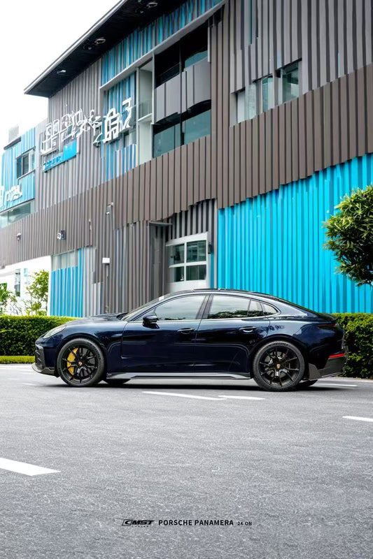 Porsche Panamera 976 Base 4 4S E-Hybird 2024 (suitable for GTS and Turbo if active spoiler is deactivated) with Aftermarket Parts - Rear Spoiler Pre-preg Carbon Fiber / FRP from CMST Tuning