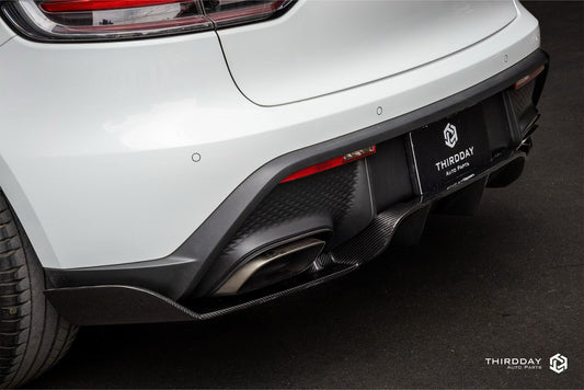 Porsche Macan 95B.3 Base/S/T 2022 2023 2024 2025 with Aftermarket Parts - Rear Diffuser Carbon Fiber / FRP from& CMST Tuning
