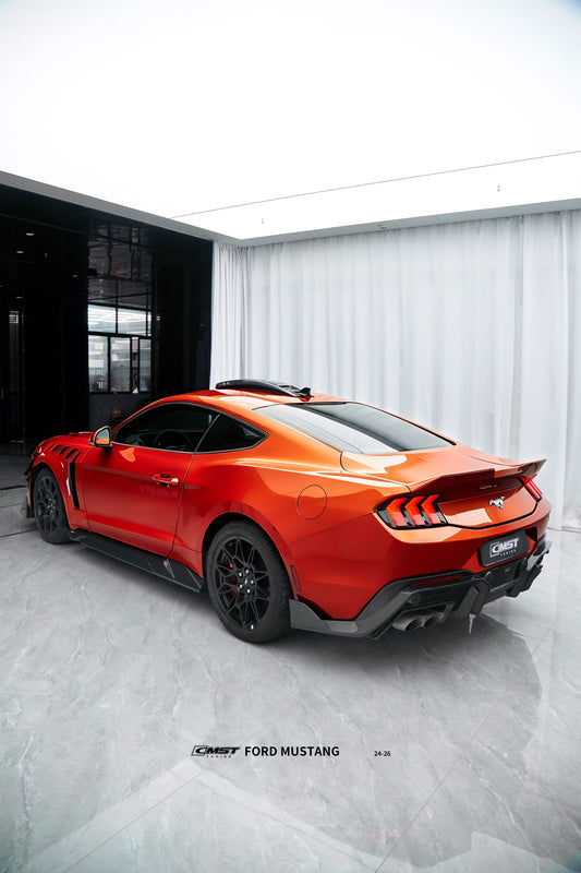 Ford Mustang S650 2.3 Ecoboost 5.0 GT Dark Horse 2024-ON with Aftermarket Parts - Roof Scoop Carbon Fiber / FRP from CMST Tuning
