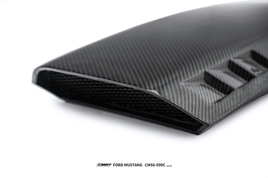 Ford Mustang S650 2.3 Ecoboost 5.0 GT Dark Horse 2024-ON with Aftermarket Parts - Roof Scoop Carbon Fiber / FRP from CMST Tuning