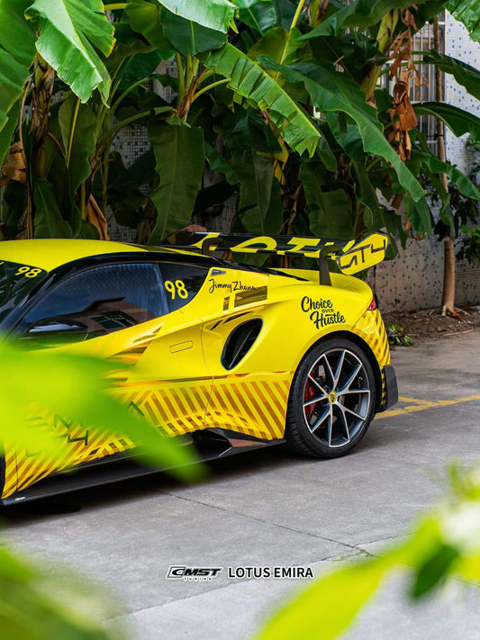 Lotus Emira 3.6 V6 2.0 Four-cylinder 2022-ON with Aftermarket Parts - Side Skirts Dry Pre-preg Carbon Fiber / FRP