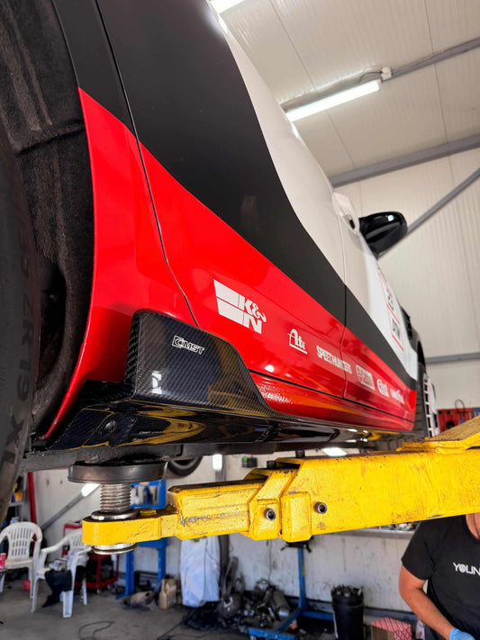 Audi S4 A4 B9.5 2020-ON with Aftermarket Parts - Side Skirts Carbon Fiber from CMST Tuning