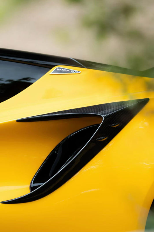 Lotus Emira 3.6 V6 2.0 Four-cylinder 2022-ON with Aftermarket Parts - Side Vents Dry Pre-preg Carbon Fiber / FRP