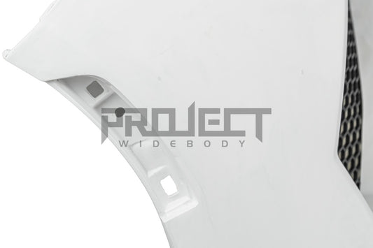 Subaru BRZ ZD8 2022-ON & Toyota GR86 ZN8 2022-ON with Aftermarket Parts - PROJECT WIDEBODY Front Bumper Carbon Fiber / FRP from CMST Tuning