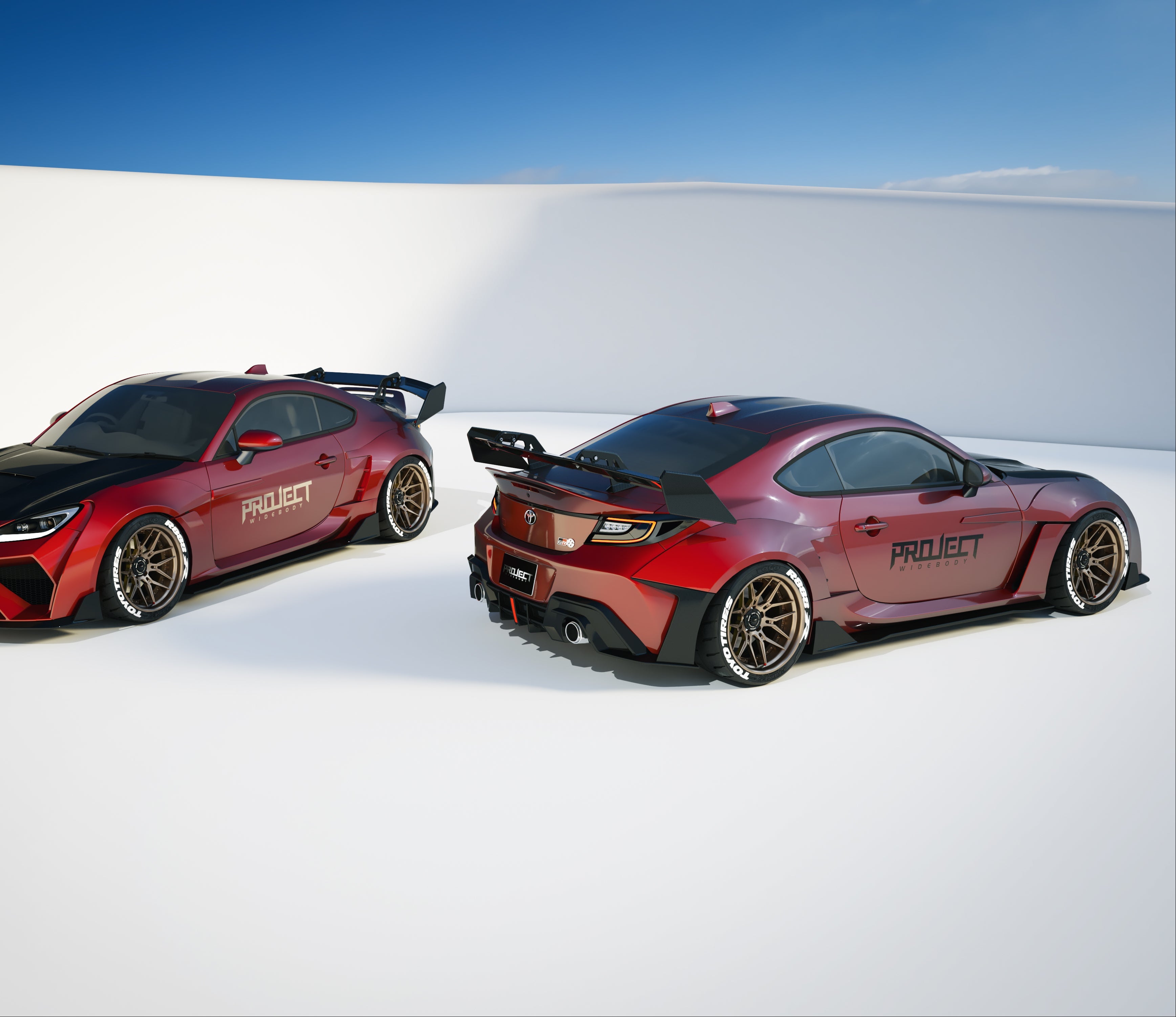 BRZ ZD8 & GR86 ZN8 Aftermarket Parts PROJECT WIDEBODY Rear Quarter