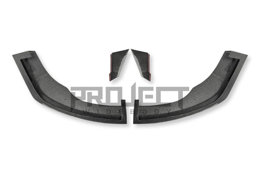Subaru BRZ ZD8 & Toyota GR86 ZN8 2022-ON with Aftermarket Parts - PROJECT WIDEBODY Front Lip Carbon Fiber / FRP from CMST Tuning