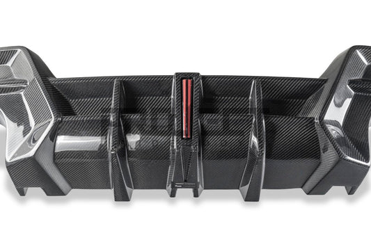 Subaru BRZ ZD8 2022-ON &  Toyota GR86 ZN8 2022-ON with Aftermarket Parts - PROJECT WIDEBODY Rear Diffuser Carbon Fiber / FRP from CMST Tuning