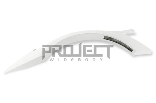 Subaru BRZ ZD8 2022-ON & Toyota GR86 ZN8 2022-ON with Aftermarket Parts - PROJECT WIDEBODY Rear Quarter Panel Flares Carbon Fiber / FRP from CMST Tuning