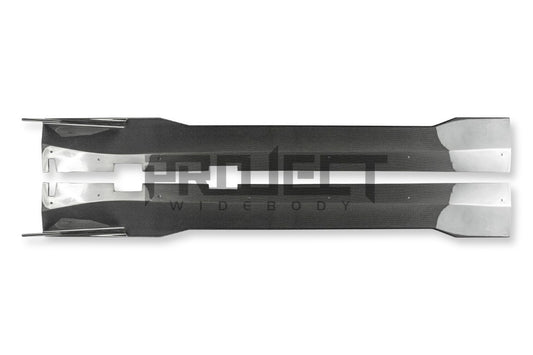 Subaru BRZ ZD8 2022-ON &  Toyota GR86 ZN8 2022-ON with Aftermarket Parts - PROJECT WIDEBODY Upper &amp; Lower Side Skirts Extensions Carbon Fiber / FRP from CMST Tuning