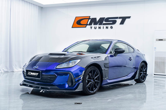 Subaru BRZ ZD8 2022 2023 2024 with Aftermarket Parts - V1 Style Front Lip Carbon Fiber from CMST Tuning