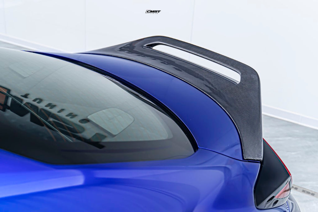 Subaru BRZ ZD8 & Toyota GR86 ZN8 2022-ON with Aftermarket Parts - V1 Style Carbon Fiber Rear Spoiler from CMST Tuning