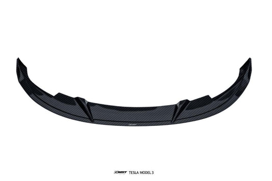 Tesla Model 3 Highland 2024-ON with Aftermarket Parts - V2 Style Front Lip Carbon Fiber from CMST Tuning