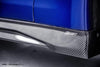 Tesla Model S 3rd Gen late 2021 2022 2023 2024 with Aftermarket Parts - Side Skirts Carbon Fiber / FRP from CMST Tuning