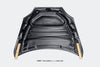 Tesla Model S 3rd Gen late 2021-ON with Aftermarket Parts - V2 Style Carbon Fiber & FRP Hood from CMST Tuning