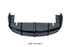 Tesla Model X 2022-ON with Aftermarket Parts - V2 Rear Diffuser  FRP / Carbon Fiber from CMST Tuning
