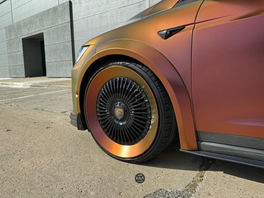 CMST Tuning Carbon Fiber Side Skirts for Tesla Model X 2022-ON