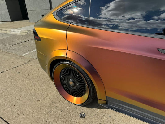 CMST Tuning Carbon Fiber Side Skirts for Tesla Model X 2022-ON