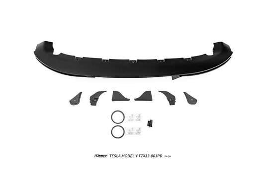 Tesla Model Y Juniper 2026-ON with Aftermarket Parts - V6 Front Lip PP Polypropylene from CMST Tuning