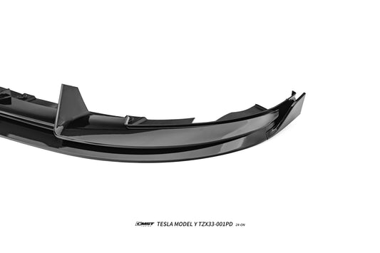 Tesla Model Y Juniper 2026-ON with Aftermarket Parts - V6 Front Lip PP Polypropylene from CMST Tuning