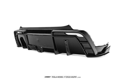 Tesla Model Y Juniper 2026-ON with Aftermarket Parts - V5 Rear Diffuser PP Polypropylene from CMST Tuning