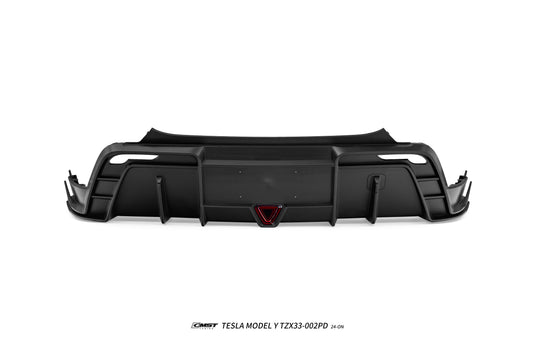 Tesla Model Y Juniper 2026-ON with Aftermarket Parts - V5 Rear Diffuser PP Polypropylene from CMST Tuning