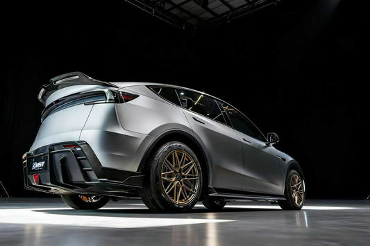 Tesla Model Y Juniper 2026-ON with Aftermarket Parts - V5 Side Skirts PP Polypropylene from CMST Tuning