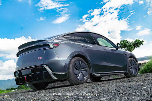 Tesla Model Y Juniper 2026-ON with Aftermarket Parts - V2 Side Skirts ABS from CMST Tuning