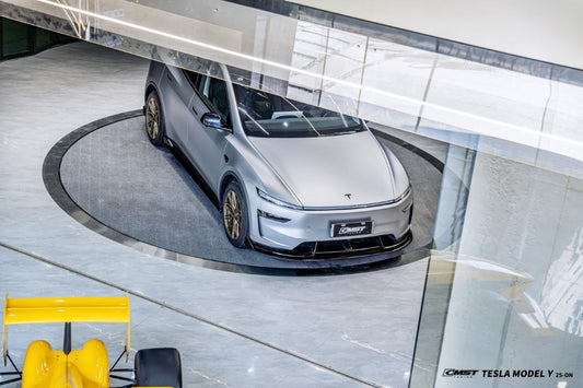 Tesla Model Y Juniper 2026-ON with Aftermarket Parts - V5 Side Skirts PP Polypropylene from CMST Tuning