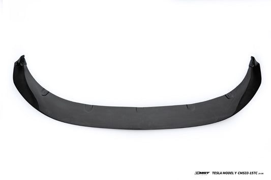 Tesla Model Y Juniper 2026-ON with Aftermarket Parts - V1 Front Lip Carbon Fiber / FRP from CMST Tuning