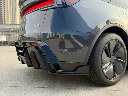 Tesla Model Y Juniper 2026-ON with Aftermarket Parts - V5 Rear Diffuser PP Polypropylene from CMST Tuning