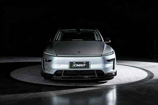 Tesla Model Y Juniper 2026-ON with Aftermarket Parts - V6 Front Lip PP Polypropylene from CMST Tuning