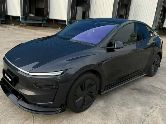 Tesla Model Y Juniper 2026-ON with Aftermarket Parts - V6 Front Lip PP Polypropylene from CMST Tuning