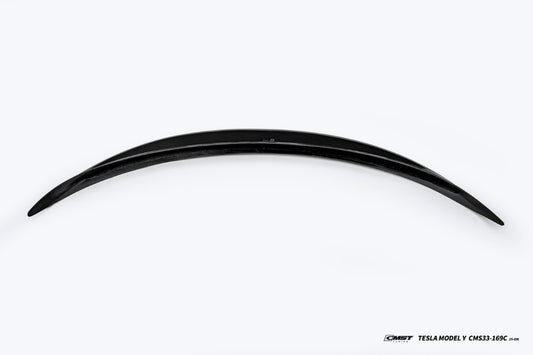 Tesla Model Y Juniper Base Performance 2026-ON with Aftermarket Parts - Rear Spoiler Carbon Fiber / FRP from CMST Tuning