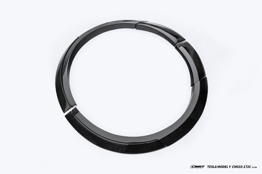 Tesla Model Y Juniper Base Performance 2026-ON with Aftermarket Parts - Widebody Fender Flares Wheel Arches Carbon Fiber / FRP from CMST Tuning