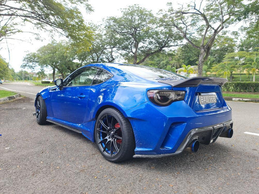 Toyota GT86 86 TRD GT SE Base ZN6 2017 2018 2019 2020 & Scion FR-S FRS ZN6 2013 2014 2015 2016 & Subaru BRZ TS Limited Premium ZN6 2013 2014 2015 2016 2017 2018 2019 2020 (compatible with CMST CITOXE widebody kit) with Aftermarket Parts - CITOXE Rear Quarter Panels Carbon Fiber / FRP from CMST Tuning