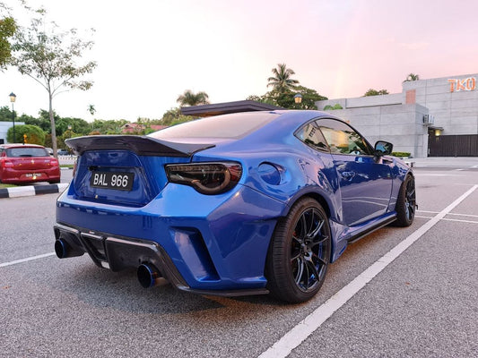 Toyota GT86 86 TRD GT SE Base ZN6 2017 2018 2019 2020 & Scion FR-S FRS ZN6 2013 2014 2015 2016 & Subaru BRZ TS Limited Premium ZN6 2013 2014 2015 2016 2017 2018 2019 2020 (compatible with CMST CITOXE widebody kit) with Aftermarket Parts - CITOXE Side Skirts Carbon Fiber / FRP from CMST Tuning
